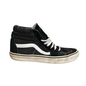 Vans Sk8-Hi Old Skool Black White Suede Men’s 6